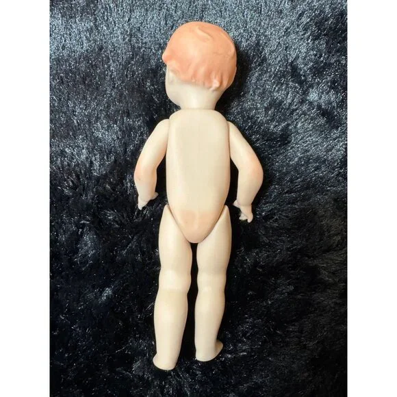 Vintage Kewpie Porcelain Bisque Doll Articulated Limbs Collectible 7" Winking - Picture 2 of 6